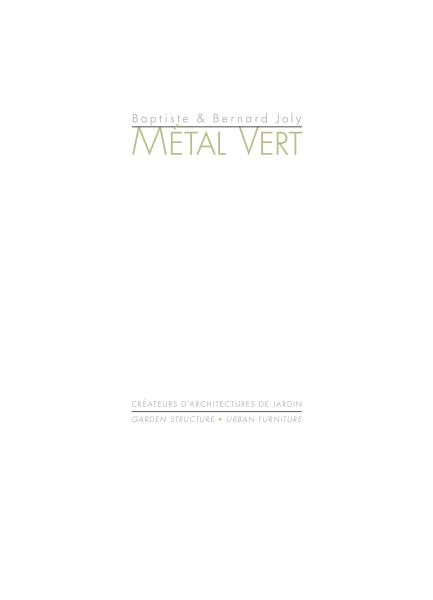 Catalogue - Métal Vert
